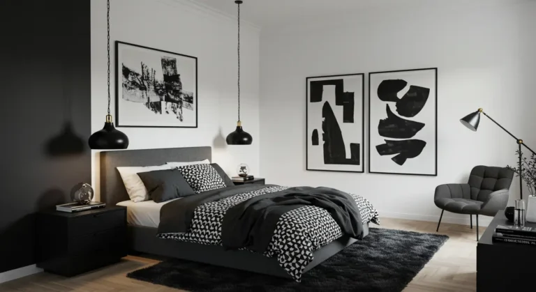Black and White Bedroom Ideas