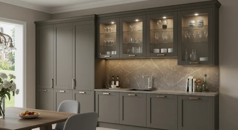 Built-In Dining Room Cabinets